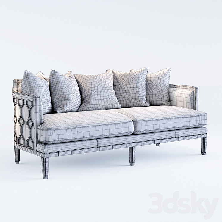 The Bee's Knees Caracole Sofa 3DS Max - thumbnail 2