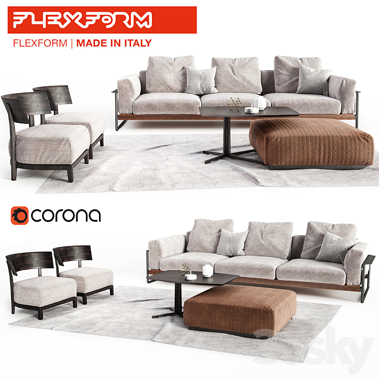 Flexform set - Other - 3D model