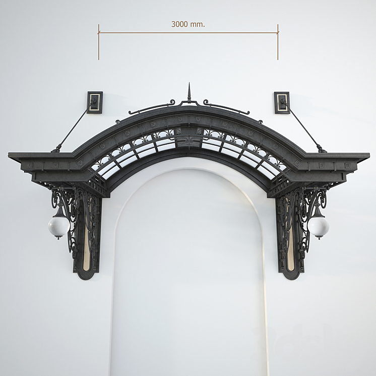 Forged canopy 3D Model
