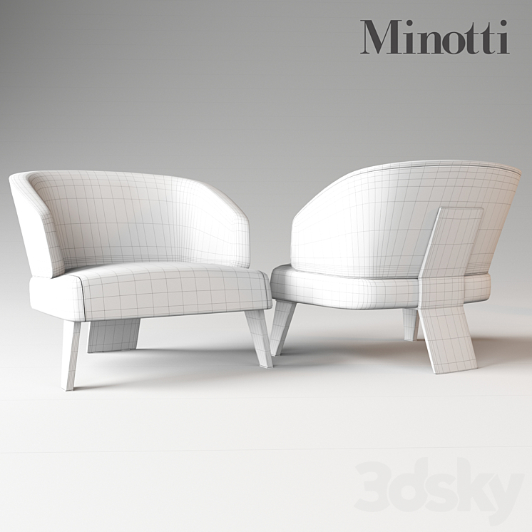 Minotti_Freeman 3D Model