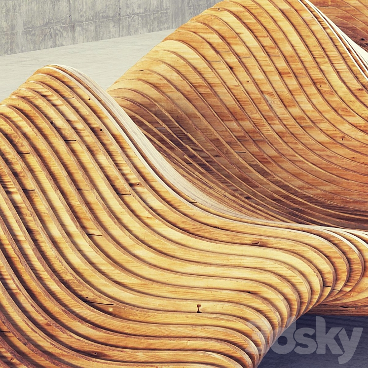 Parametric bench / Parametric bench 3D Model