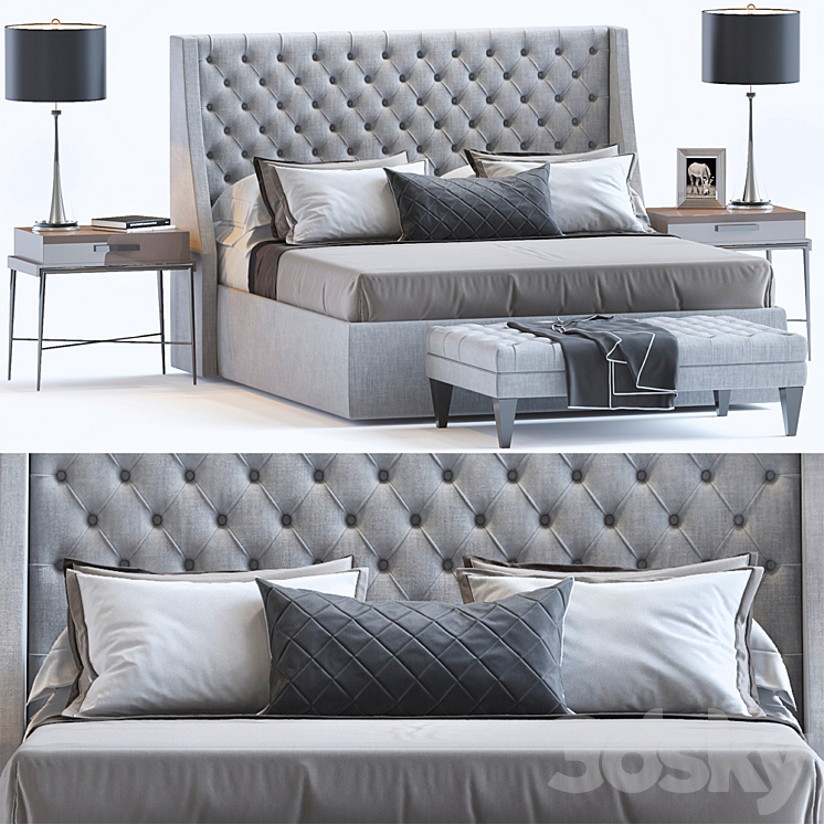 BED BY SOFA AND CHAIR COMPANY 9 3DS Max - thumbnail 1