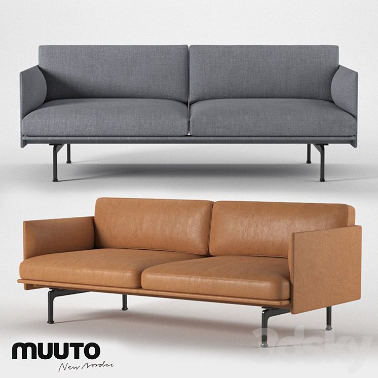 outline daybed muuto