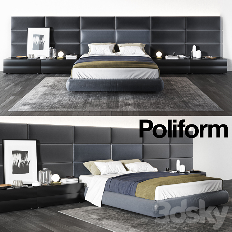 Set from Poliform Dream 3DS Max - thumbnail 1