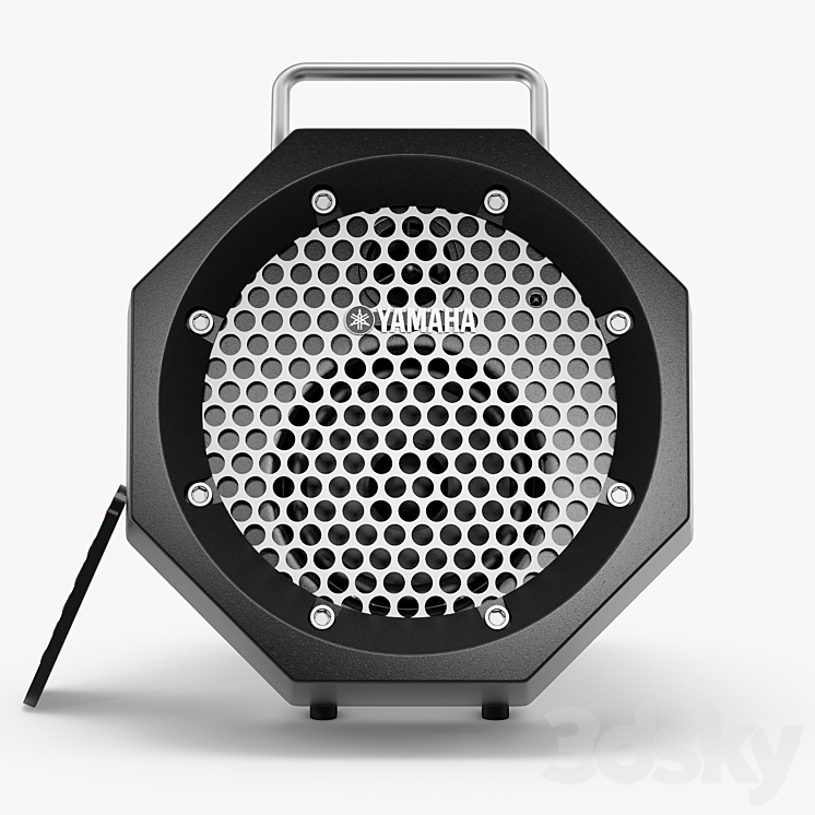 Portable speaker Yamaha PDX11 Audio tech 3D model