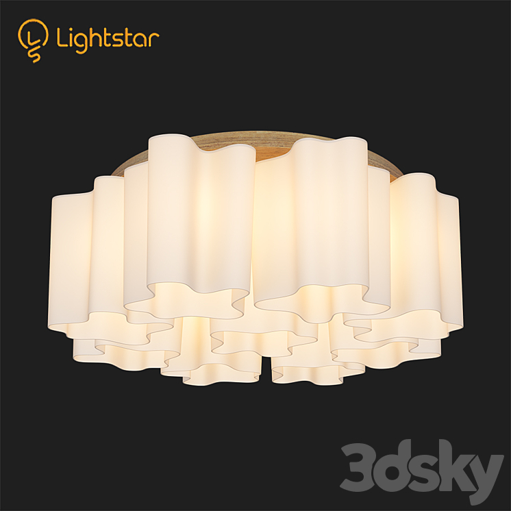 OM 802095 MC NUBI Lightstar - Ceiling lamp - 3D model