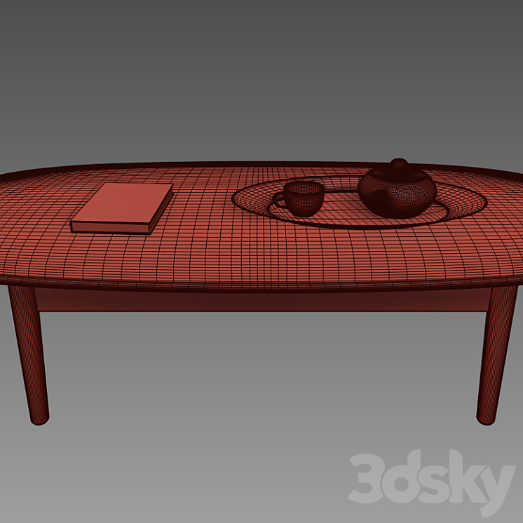 POLIFORM MAD COFFE TABLE 3DS Max - thumbnail 2