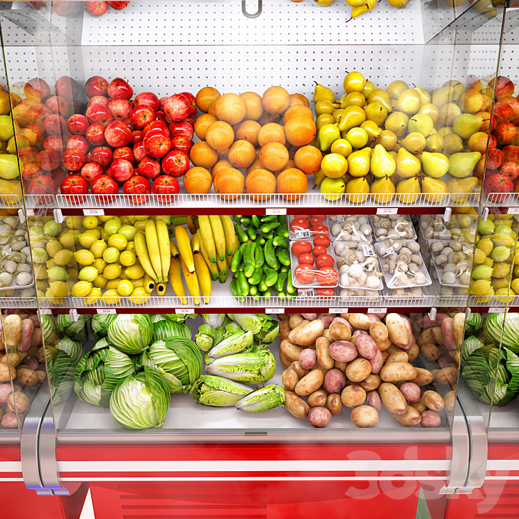 Refrigerated showcase Fortune 3 3D Model