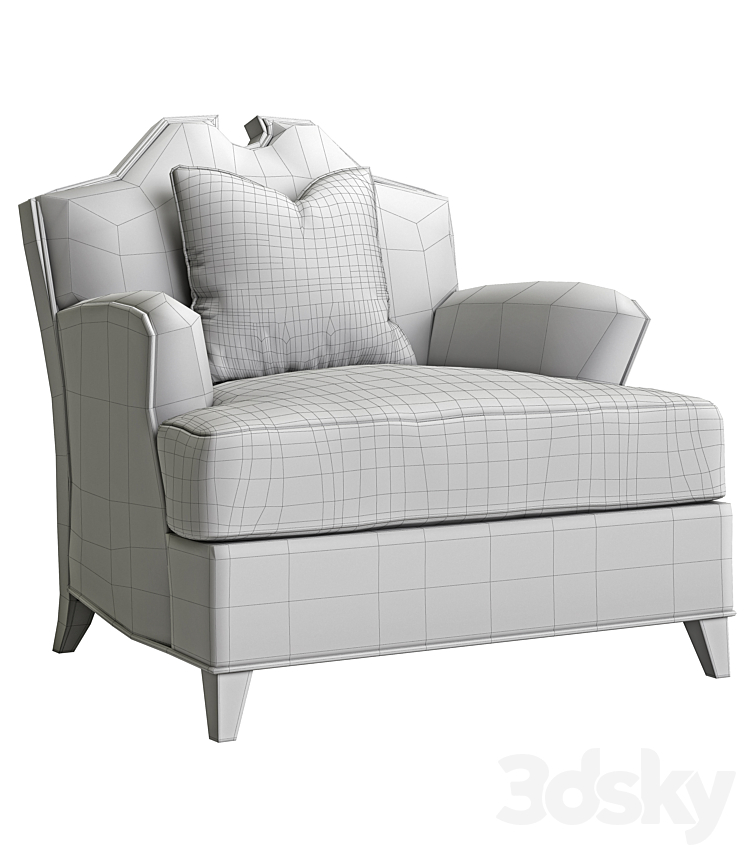 Christopher Guy Arch Chair 60-0470 3D Model