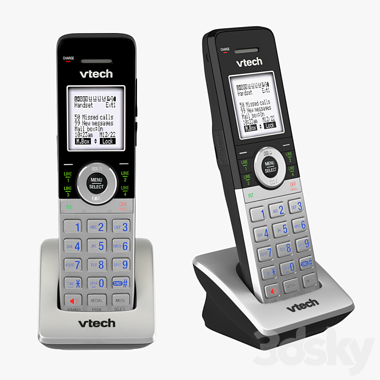 VTech Small Business Office Phone System 3D Model