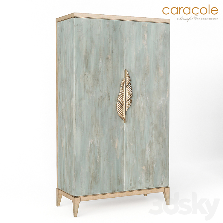 Cabinet Watercolours Caracole 3DS Max - thumbnail 1