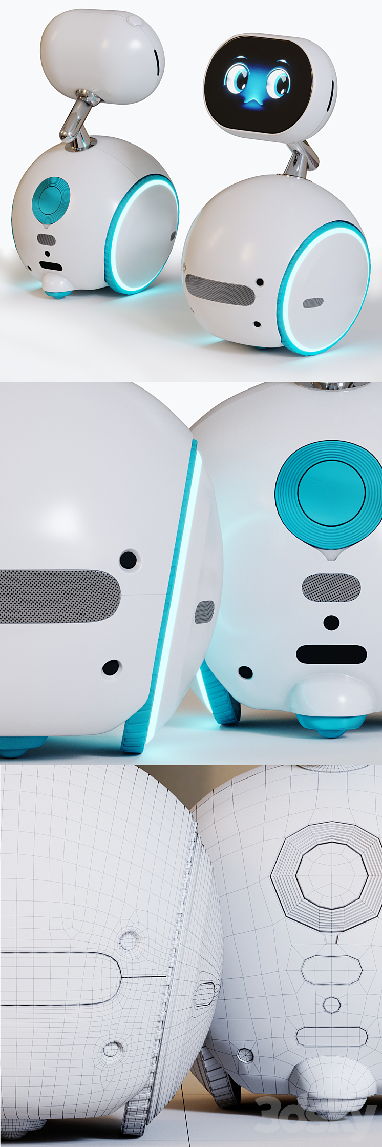 Asus Zenbo robot 3D Model