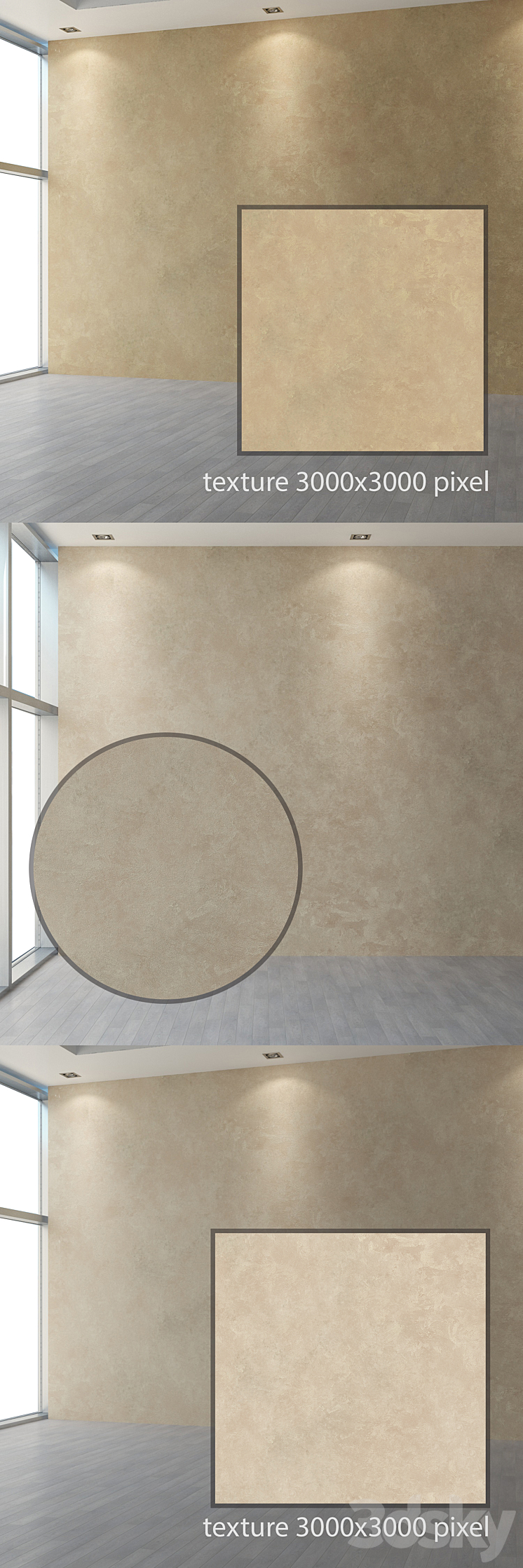 Set of decorative plaster_4 3D Model