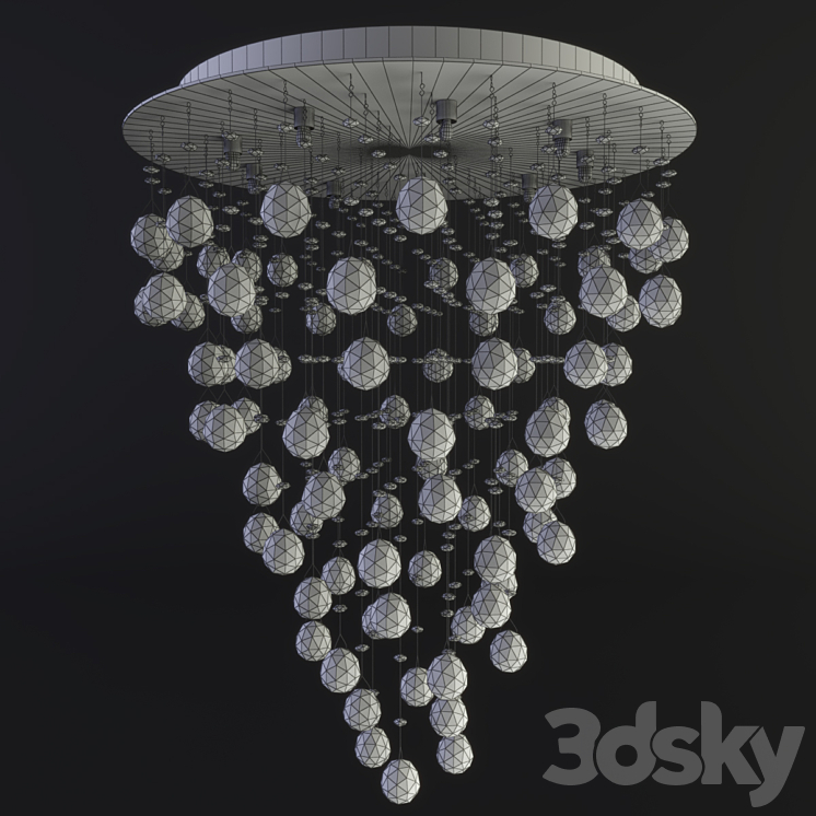 Maytoni Modern Rockfall MOD207-55-G 3D Model