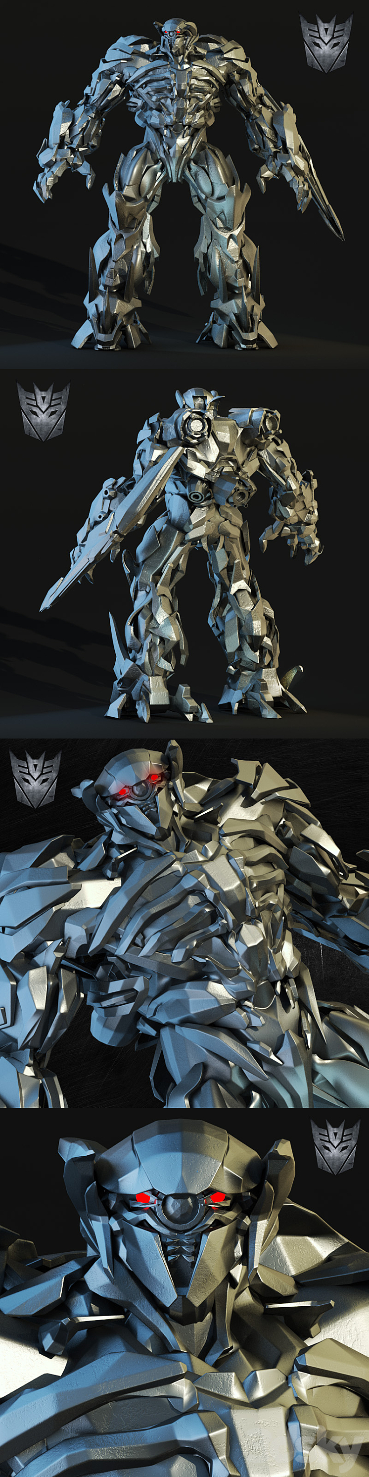 Decepticon SHOCKWAVE 3D Model