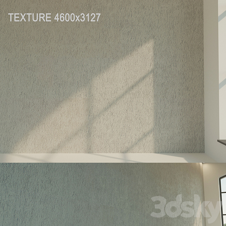 Light stucco 1 3DS Max - thumbnail 2