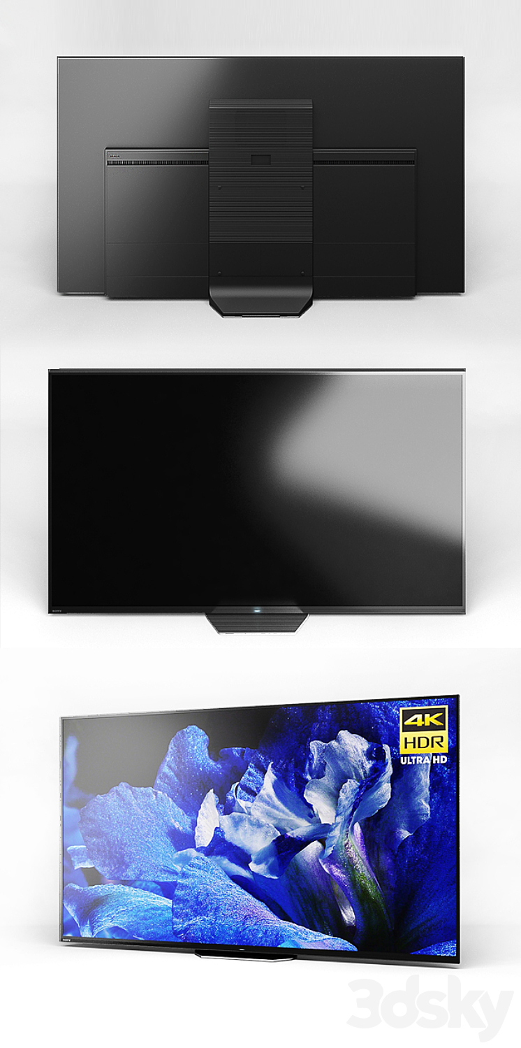 Sony AF8 | OLED | 4K Ultra HD | (HDR) | Smart TV (Android TV) 3DS Max - thumbnail 2