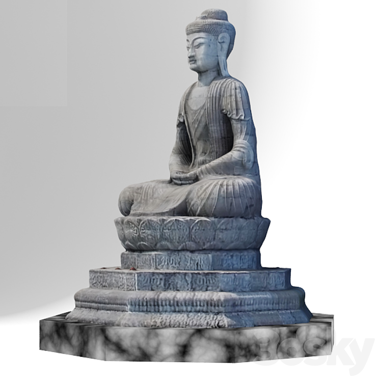 Buddha statue 2025 3d model free