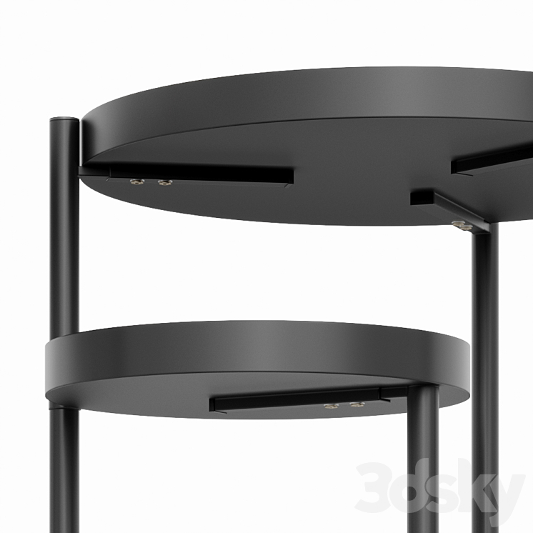 Made Essentials Alana Two Tier Bedside 3D Model