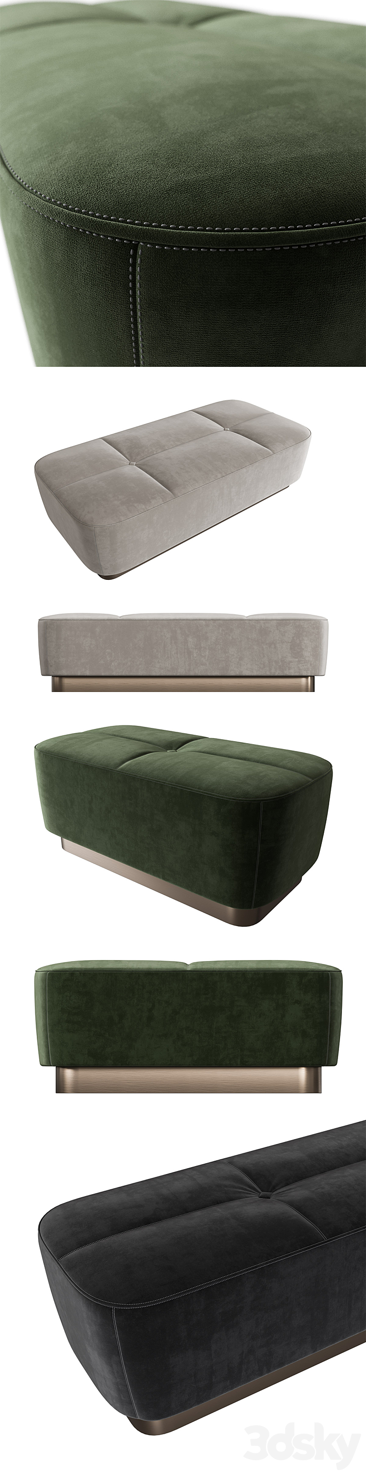 Minotti / Jacques Set 3D Model