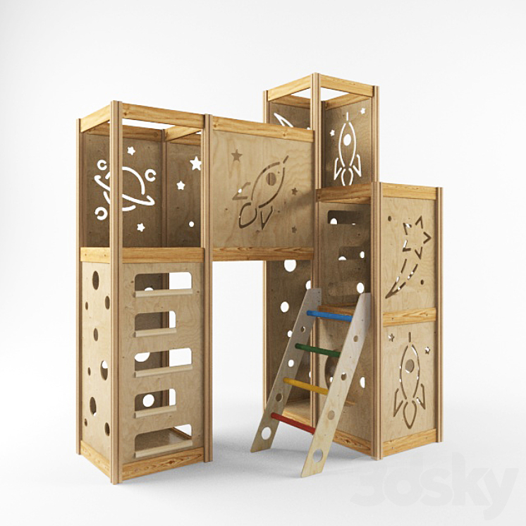 CedarWorks Indoor Playset 2 Miscellaneous 3D model