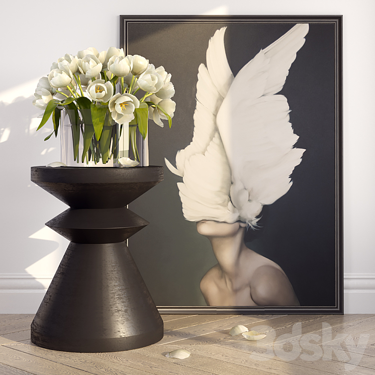 decorative_set_with_tulips 3DS Max - thumbnail 1