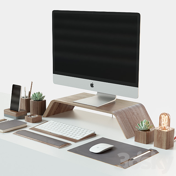 Set for desktop iMac & Grovemade