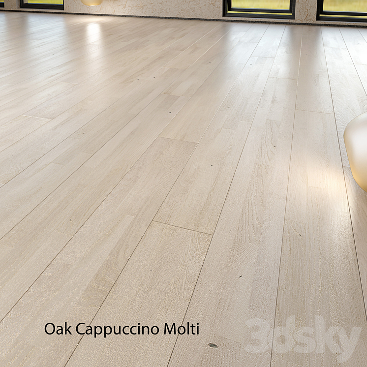 Barlinek Floorboard - Decor Line - Oak Cappuccino Molti 3D Model