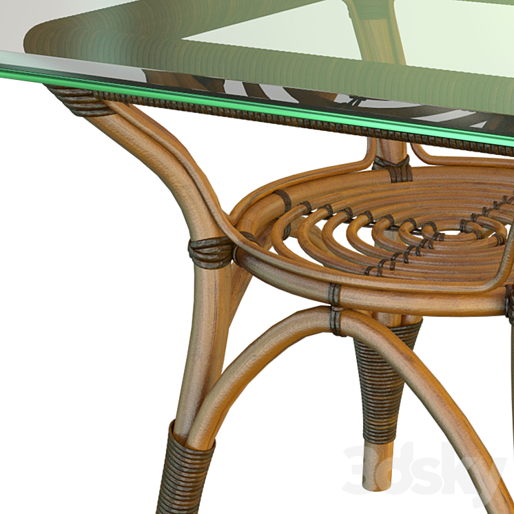 Sika Design Originals dining table square top 3D Model
