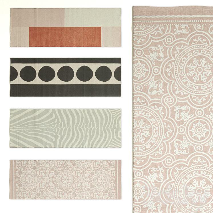 CARPET TRACK H & M Carpets 3D model