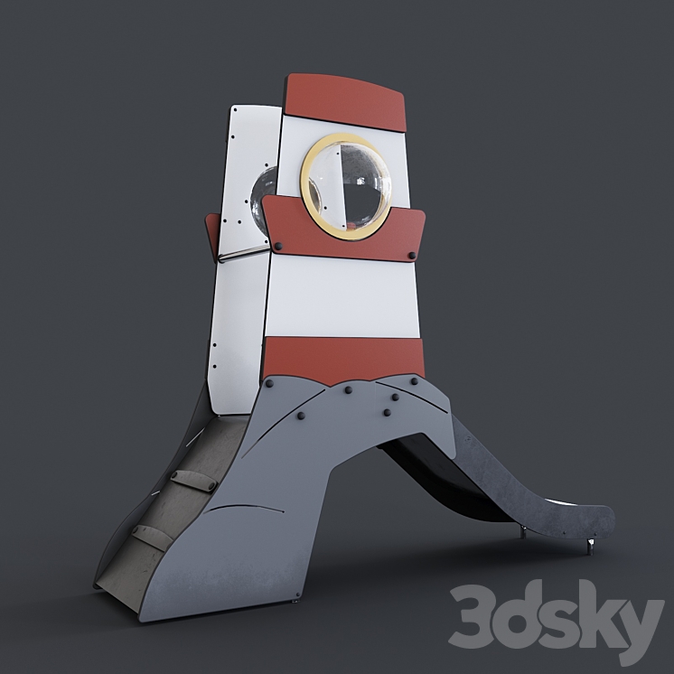 Slide Portal 3D Model