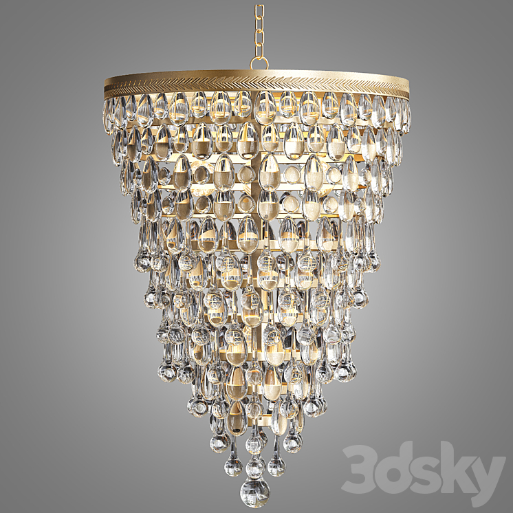 Clarissa Glass Drop Pendant