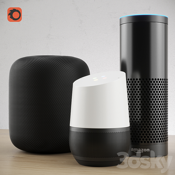 Smart speakers 3DS Max - thumbnail 1