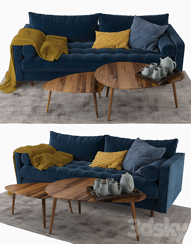 Article_Sven sofa 3D Model