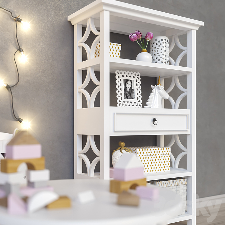Toys and furniture (2 options) set 22 3D Model
