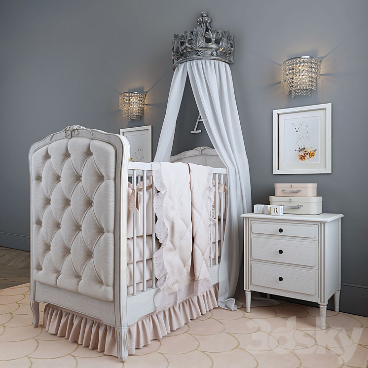 Tufted crib sale
