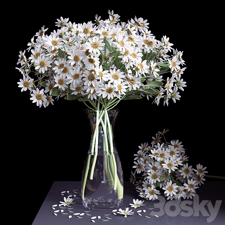 Bouquet of flowers in a vase 18 3DS Max - thumbnail 1