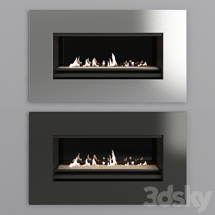 Fireplace modern 21 3DS Max - thumbnail 1