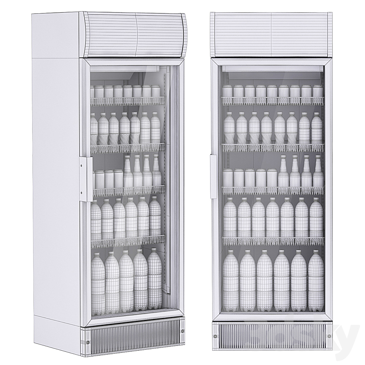 Refrigerator Pepsi 3D Model