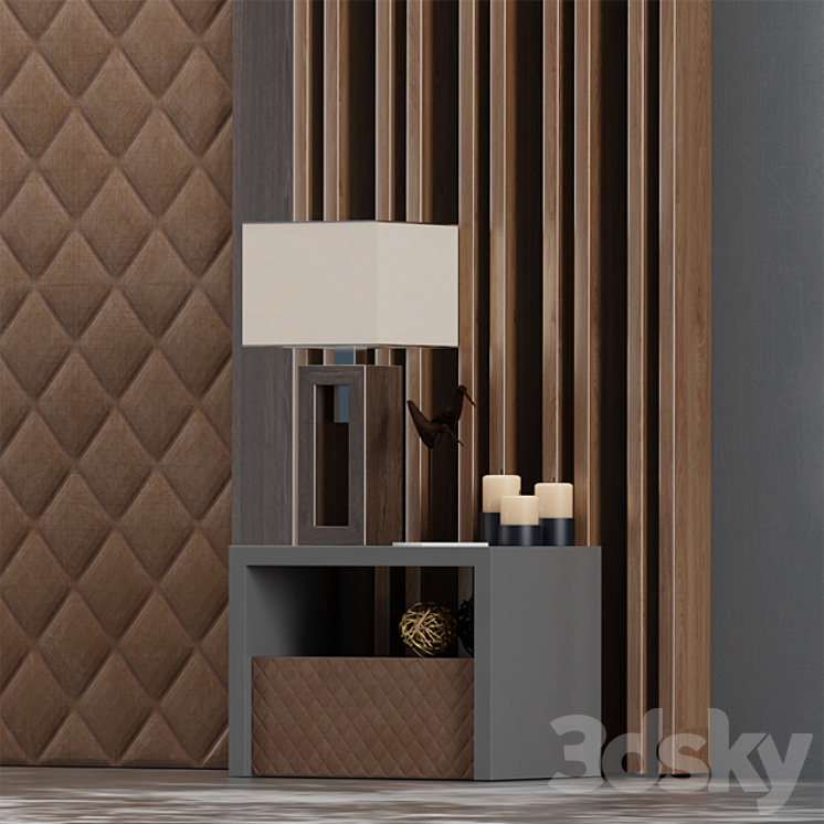 Unfinished_8 (headboard) 3D Model