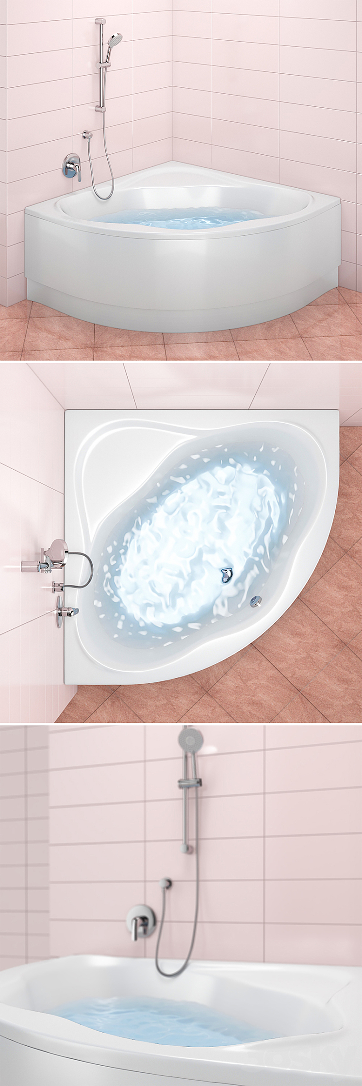 Bath Set Ravak | NewDay and Gentiana 3DS Max Model - thumbnail 2