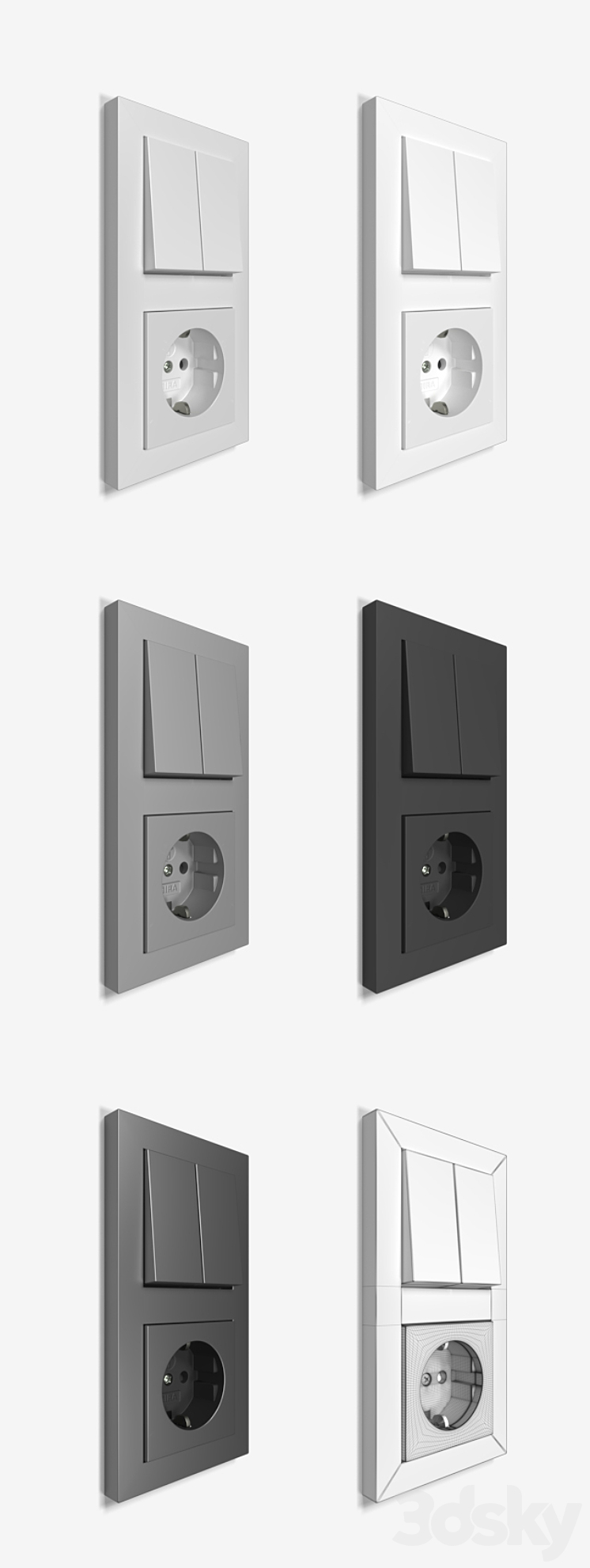Gira E2 3D Model
