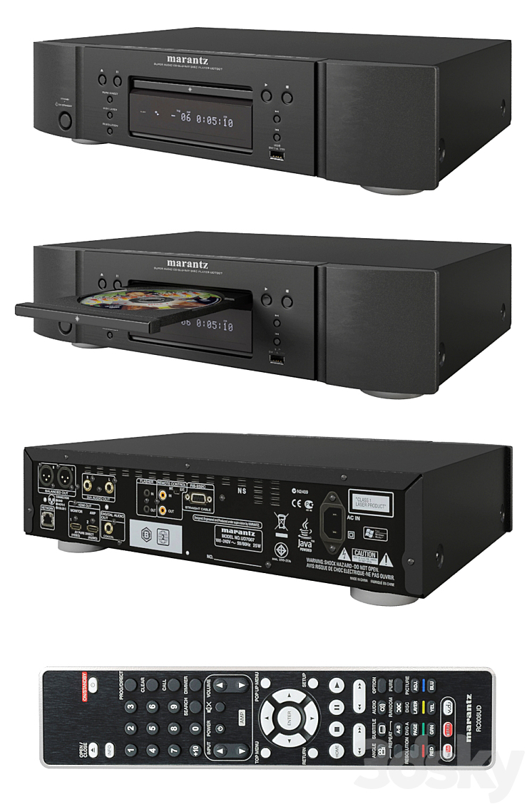 Marantz UD7007 3D Model