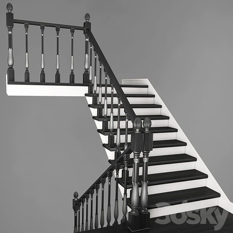 Two-staircase 1 version 3D Model
