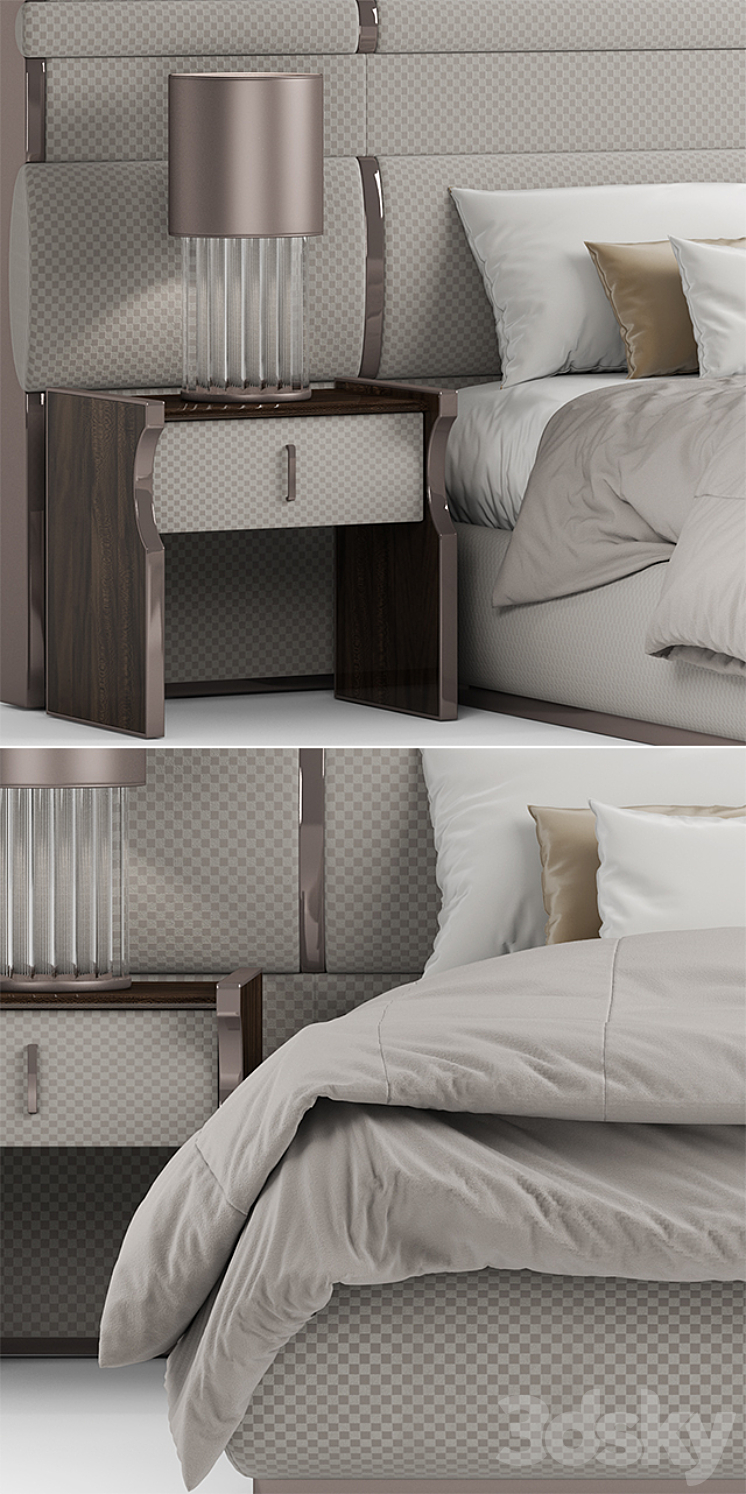 Bed capitalcollection trilogy 3DS Max - thumbnail 2