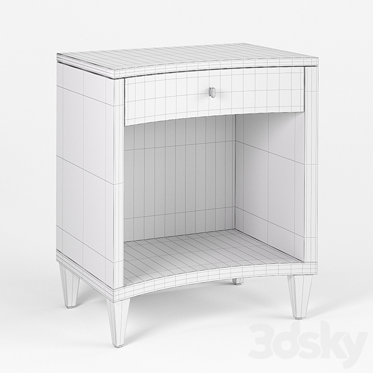 Bedside cabinet You Light Up My Life Caracole 3DS Max - thumbnail 2