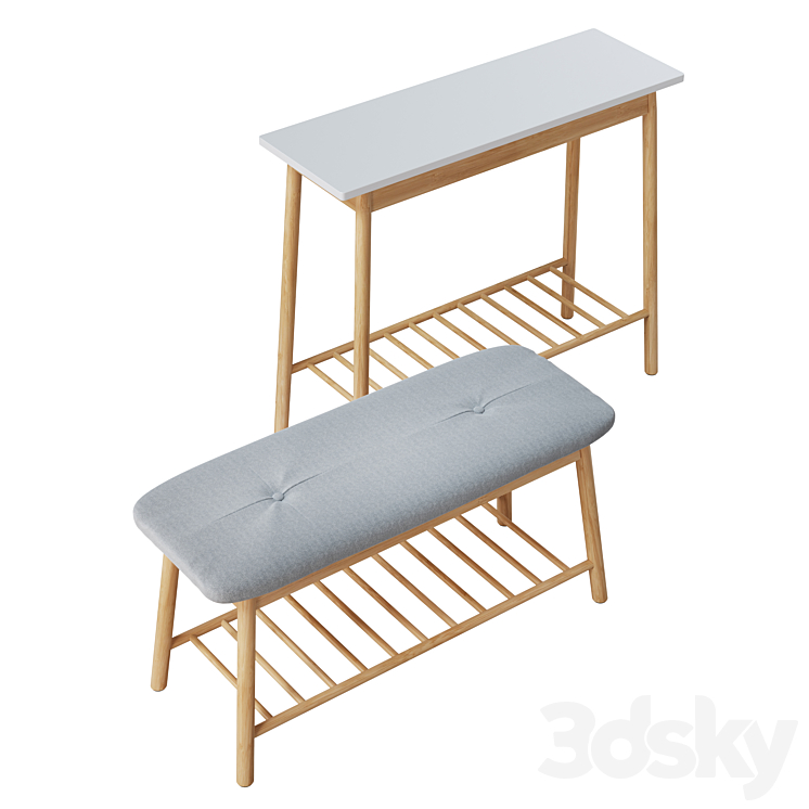 Jysk VANDSTED Hallway 3D model