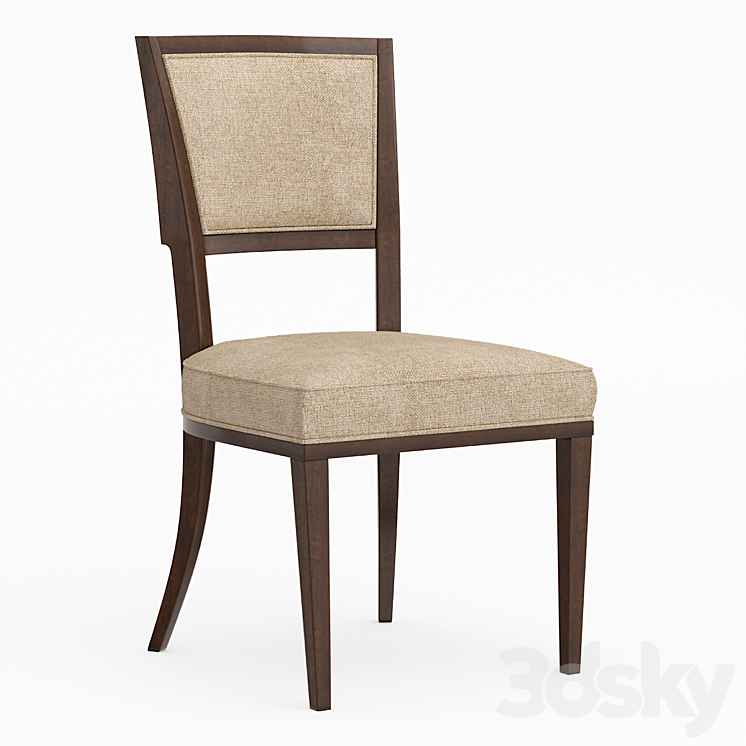 Dining Chair Moderne Side Chair Caracole 3DS Max - thumbnail 1