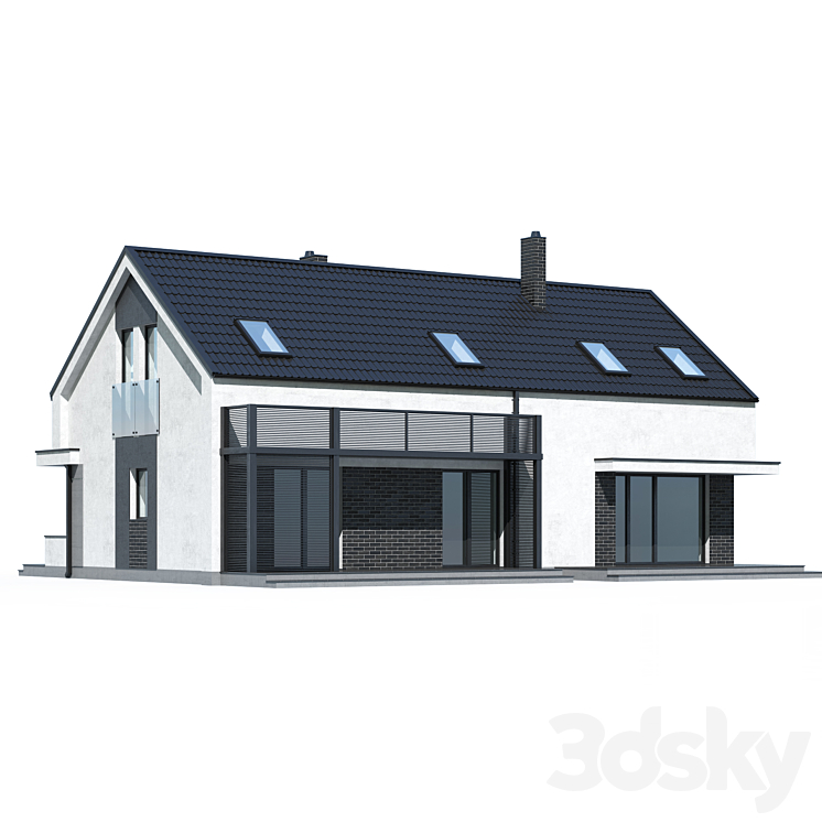 ABS House V263 3D Model