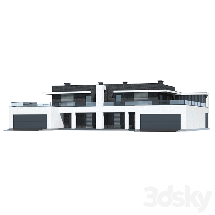 ABS House V268 3DS Max - thumbnail 1